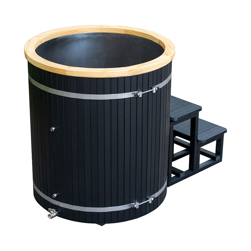 304 स्टेनलेस स्टील लाइनरको साथ कम्पोजिट आइस बाथ टब