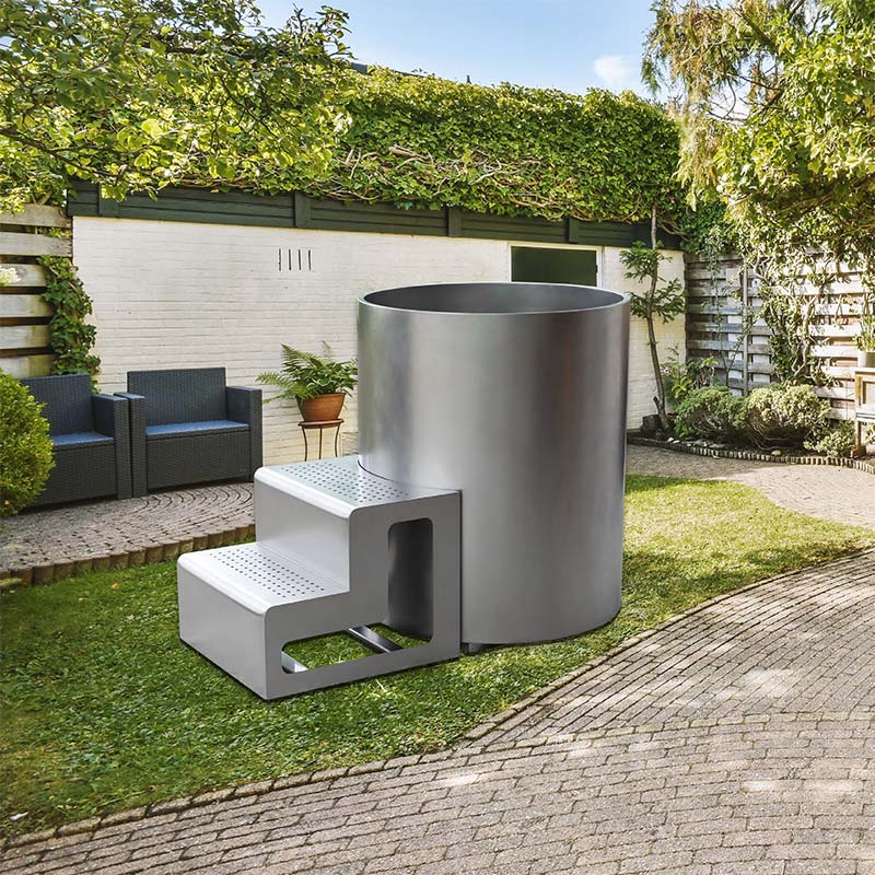 स्टेनलेस स्टील बाथटब