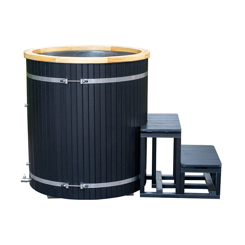 304 स्टेनलेस स्टील लाइनरको साथ कम्पोजिट आइस बाथ टब