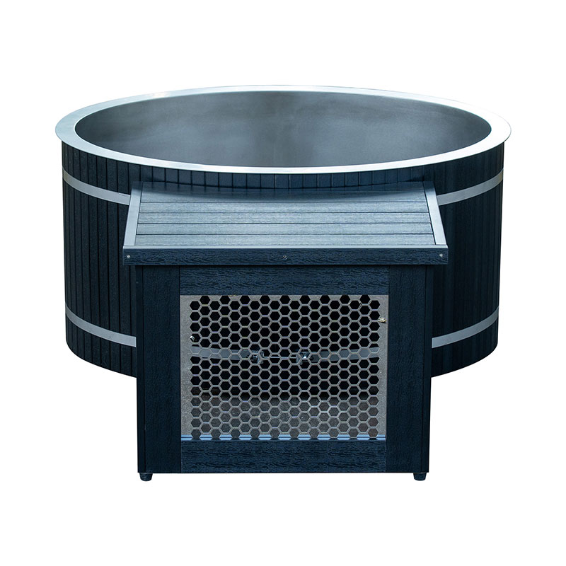 स्टेनलेस स्टील टबको साथ ओभल कोल्ड प्लन्ज